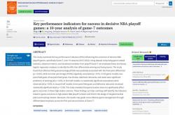 竞猜-lt;北体最新篮球分析研究(jiū)gt;NBA 季后赛决胜场成功关键绩效指标：抢七(qī)大战结果十(shí)年(nián)数据分析