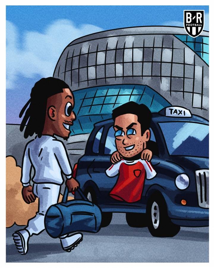 今日趣图:热刺体检室下一站——阿森纳训练基地