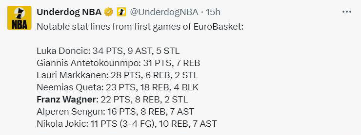 弗朗茨-瓦格纳闪耀,德国男篮斩获二连胜